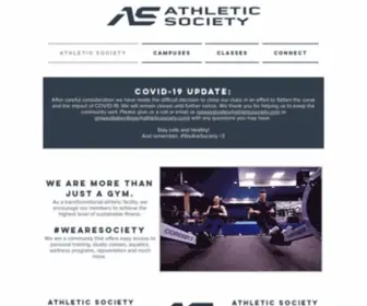 Athleticsociety.com(Athletic Society) Screenshot