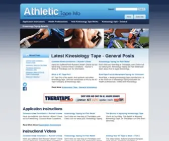 Athletictapeinfo.com(Athletic Tape Info Center) Screenshot