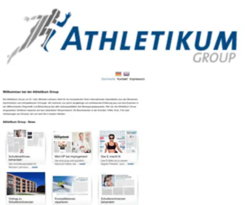 Athletikum-Group.de(Bei Gelenkschmerzen in Schulter und Hüfte) Screenshot