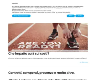 Athletis.it(Software per la gestione compensi e contratti sportivi) Screenshot