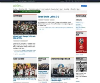 Athlet.org(Sport news) Screenshot