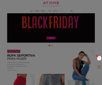 Athmeactivewear.com(Ropa deportiva para mujer) Screenshot