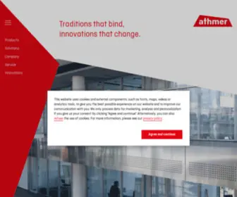 Athmer.com(Willkommen bei der athmer oHG) Screenshot