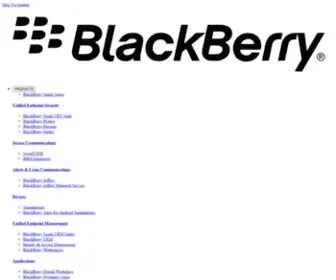 Athoc.com(Blackberry) Screenshot