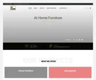 Athome-Furniture.com(At Home Furniture) Screenshot