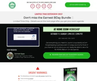 Athomeecomworkshop.com(At Home Ecom Workshop) Screenshot