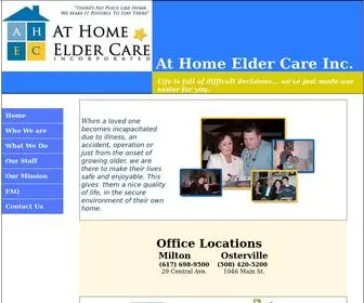 Athomeeldercareinc.com(Elder) Screenshot
