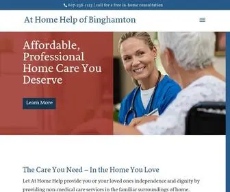 Athomehelpofbinghamton.com(At Home Help) Screenshot