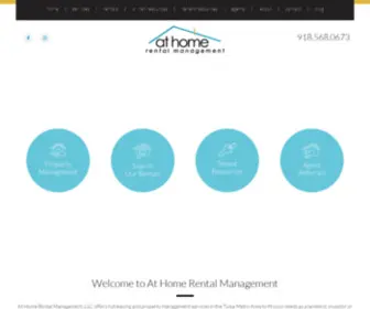 Athomerental.com(Tulsa Property Management) Screenshot