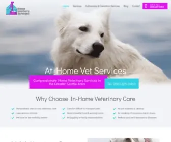 Athomevetservices.com(At Home Veterinary Services) Screenshot