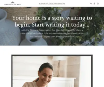 Athomewithfarmhouseonmain.com(The At Home with Farmhouse On Main subscription box) Screenshot