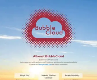 Athonet.cloud(Athonet BubbleCloud) Screenshot