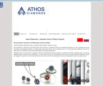 Athos.com.cy(Jewelry in Paphos Cyprus) Screenshot