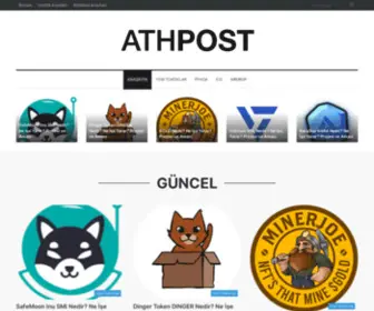 Athpost.com(Kripto Para Platformu) Screenshot