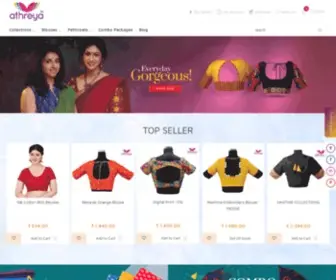 Athreyablouses.com(Buy Saree Blouses Online) Screenshot