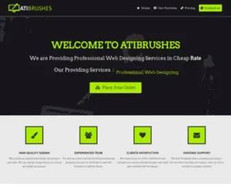 Atibrushes.com(Ptc sites) Screenshot