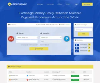 Atiexchange.com(Best E) Screenshot