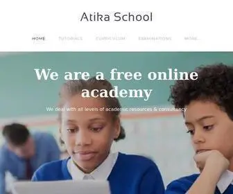 Atikaschool.org(ATIKA SCHOOL) Screenshot