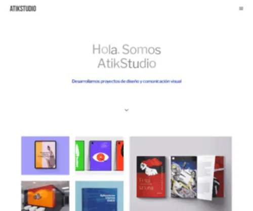 Atikstudio.es(Diseño gráfico y Comunicación Visual) Screenshot