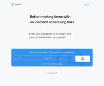 Atime.io(Better meeting times with on) Screenshot