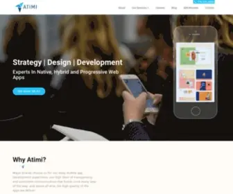 Atimi.com(Native Mobile App Development Consulting Company) Screenshot