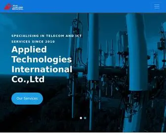 Atimyanmar.com(Applied Technologies International Co) Screenshot