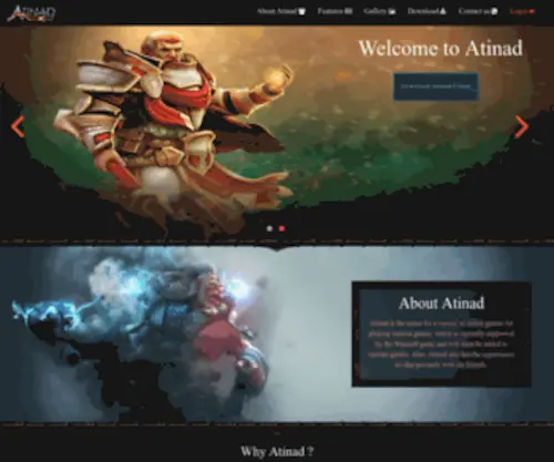 Atinad.com(Official Atinad Website) Screenshot