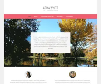 Atinawhite.com(Life and Leadership Coach for Women of Color) Screenshot