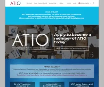 Atio.on.ca(We stand by our words) Screenshot
