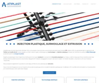 Atiplast.fr(Surmoulage, injection plastique et plasturgie) Screenshot