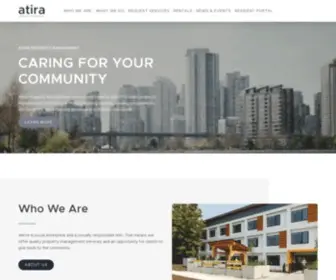 Atira.ca(Atira Property Management) Screenshot