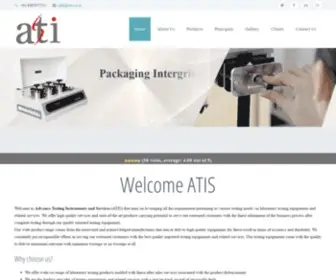 Atis.co.in(Advance Testing Instruments and Services (ATIS)) Screenshot