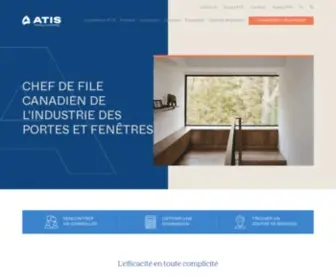 Atisgroup.ca(ATIS Portes et Fenêtres) Screenshot