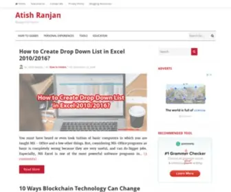 Atishranjan.com(Atish Ranjan) Screenshot