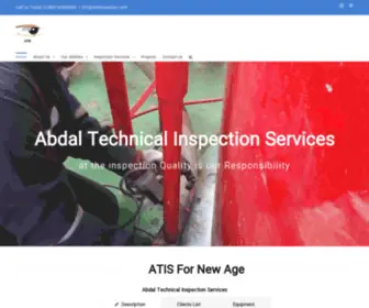 Atisinspection.com(ATIS Co) Screenshot