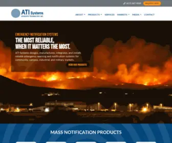Atisystem.com(Emergency Mass Notification Systems) Screenshot