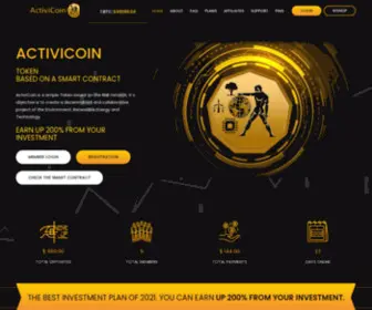 Atitoken.com(ActiviCoin) Screenshot