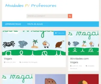 Atividadesparaprofessores.com(Atividadesparaprofessores) Screenshot