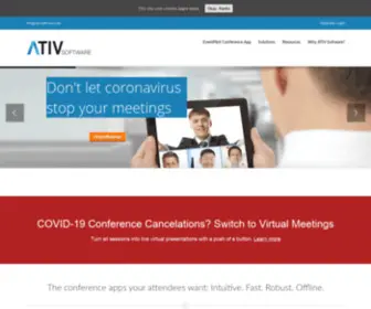 Ativsoftware.com(Mobile Conference App for Medical and Scientific Meetings) Screenshot