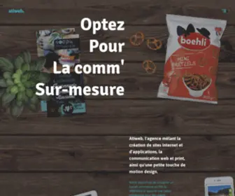 Atiweb.fr(Création de sites Internet) Screenshot
