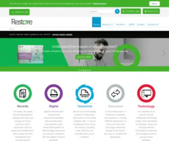 Atix.co.uk(Restore Document Management Services Company) Screenshot