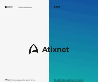 Atixnet.fr(Solution informatique & développement web) Screenshot