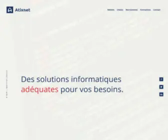 Atixnet.io(Solution informatique & développement web) Screenshot