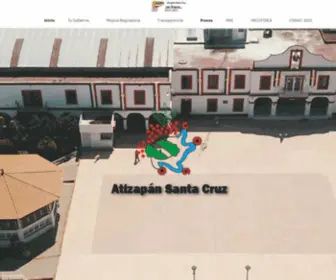 Atizapansantacruz.gob.mx(H. Ayuntamiento de Atizapán Santa Cruz) Screenshot