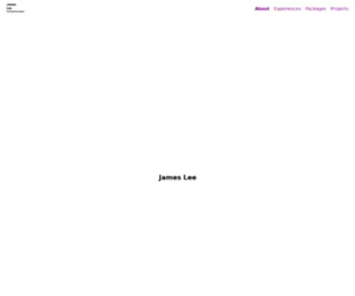 Atjameslee.com(James Lee) Screenshot