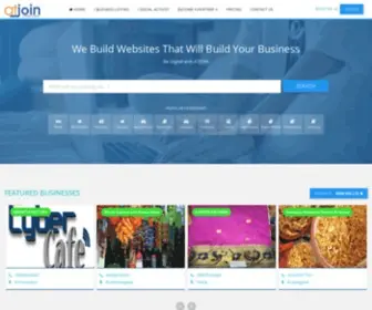 Atjoin.in(A Business Listing Website) Screenshot