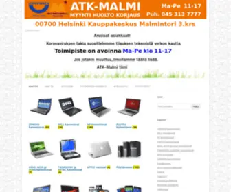 ATK-Malmi.fi(Käytetyt kannettavat tietokoneet) Screenshot