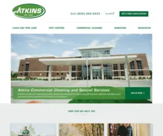 Atkinsinc.com(Lawn Care) Screenshot