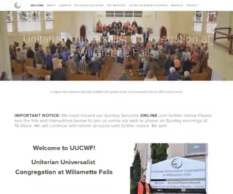 Atkinsonchurch.com(Unitarian Universalist Congregation at Willamette Falls) Screenshot