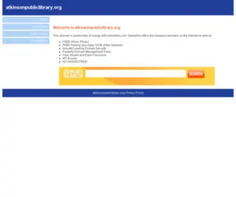 Atkinsonpubliclibrary.org(Atkinson Public Library) Screenshot
